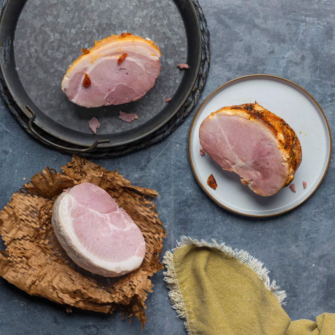 Trio of Baby Hams
